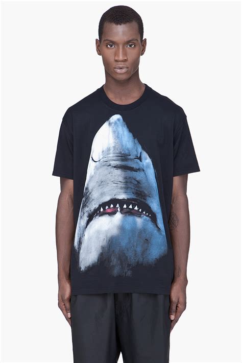 givenchy shark print shirt